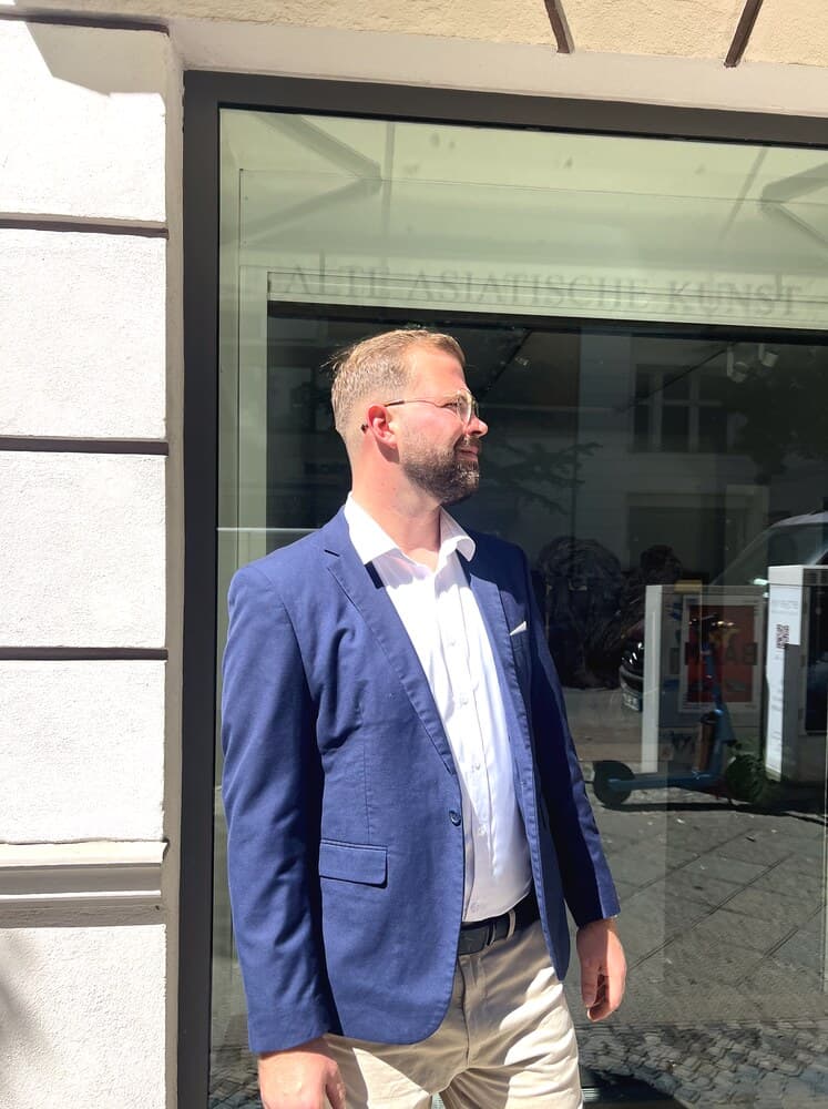 Maik Goebel vor Ort bei einem Klarheitsaudit